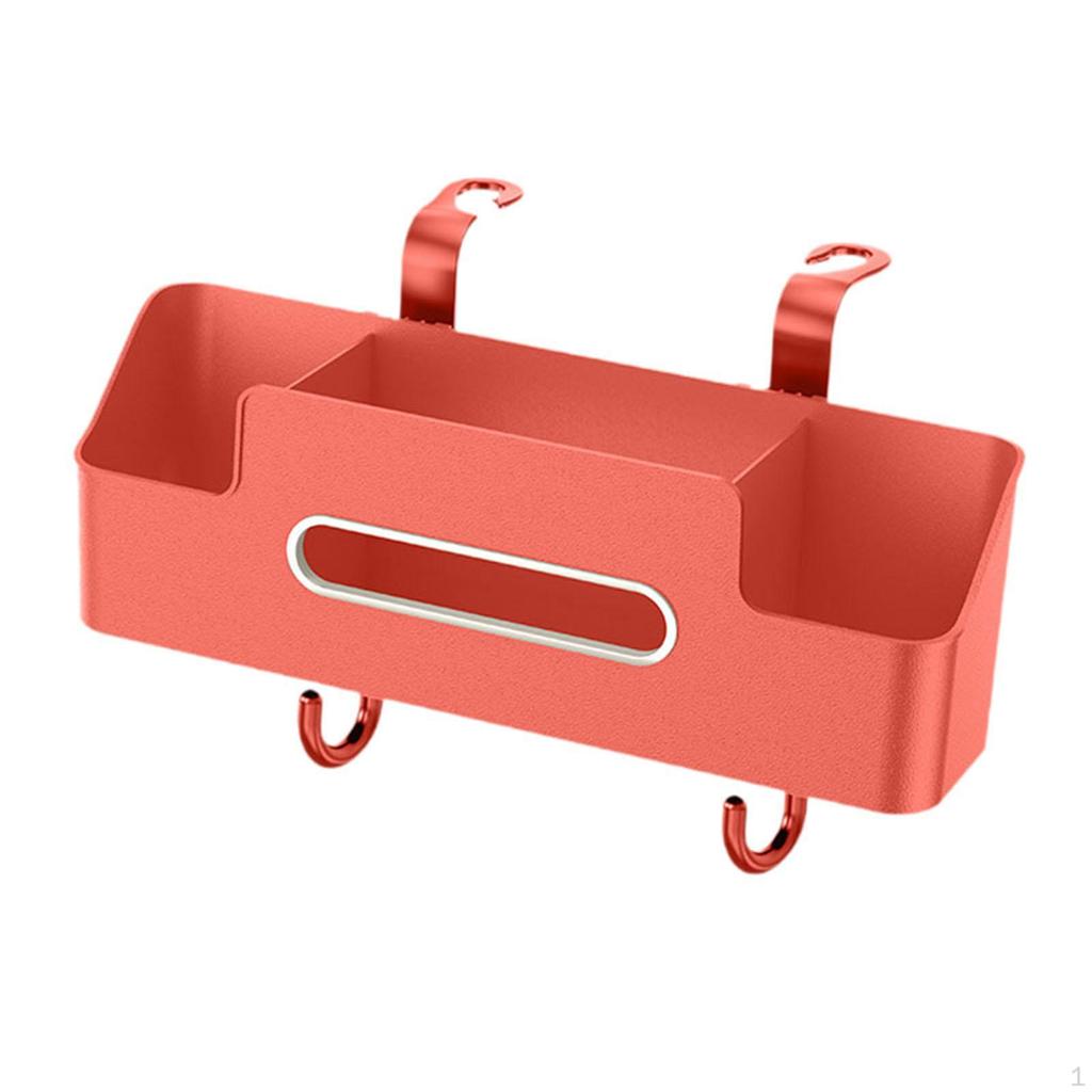 Seat Back Storage Box Backseat Organizer Multifunctional Hanger Cup Holder