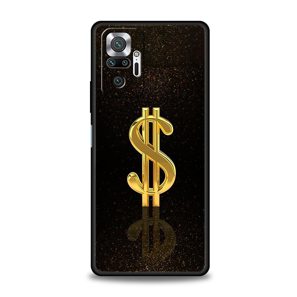 

Gold Money Pattern Phone Case For Xiaomi Redmi Note 14 5G 13 12 10 11 Pro Plus 4G 14C 13C 12C 10C 9C Soft TPU Cover Redmi Note 14 4G