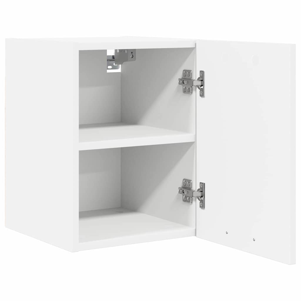 Wall Mounted Cabinet with Door 2 pcs White 30 x 31 x 40 cm Engineered Wood