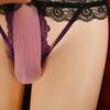 Duży Rozmiar Męskie Sissy Pouch Majtki Koronkowe Cueca Falbankowa Mini Spódniczka Stringowa Bielizna Crossdress G-String Męskie Gejowskie Stringi Bikini