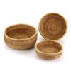 Sumnacon Handwoven Natural Rattan Storage Baskets, Set of 3