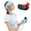 Electric Head Massager Hot Compress Airbag Air Pressure Massage Instrument Heating Headache Relief Scalp Deep Relax Headband USB