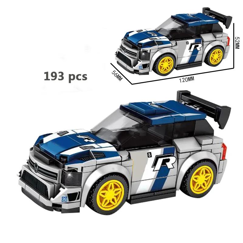 For Technical City Speed Champions Sports Car Racing Car Super Racers Figures Building Blocks Bricks Garage Toys Gifts Friends