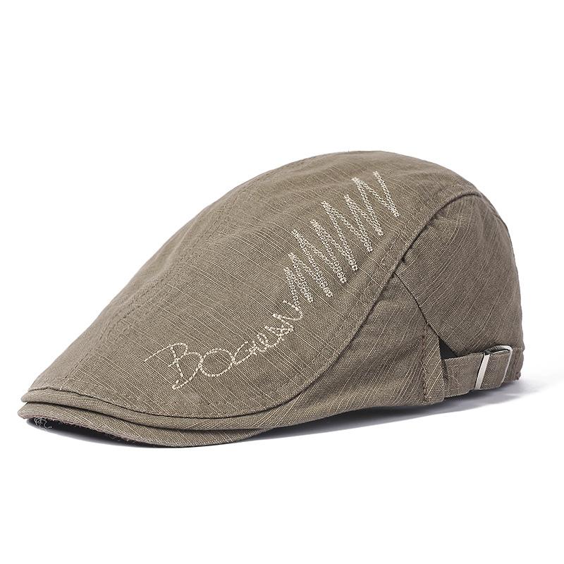 Cowboystoff Andetungehatt Herre Retro Fremoverlue Englandstil Beret Herre- og damehatt