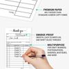 Carbonless Receipt Pad White and Yellow Order Form Chipboard Backing 2Part Book