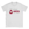 Awesome Greenland Make America Go Away Tshirts For Unisex Round Neck Cotton T Shirts Short Sleeve Tees Printed Clothing