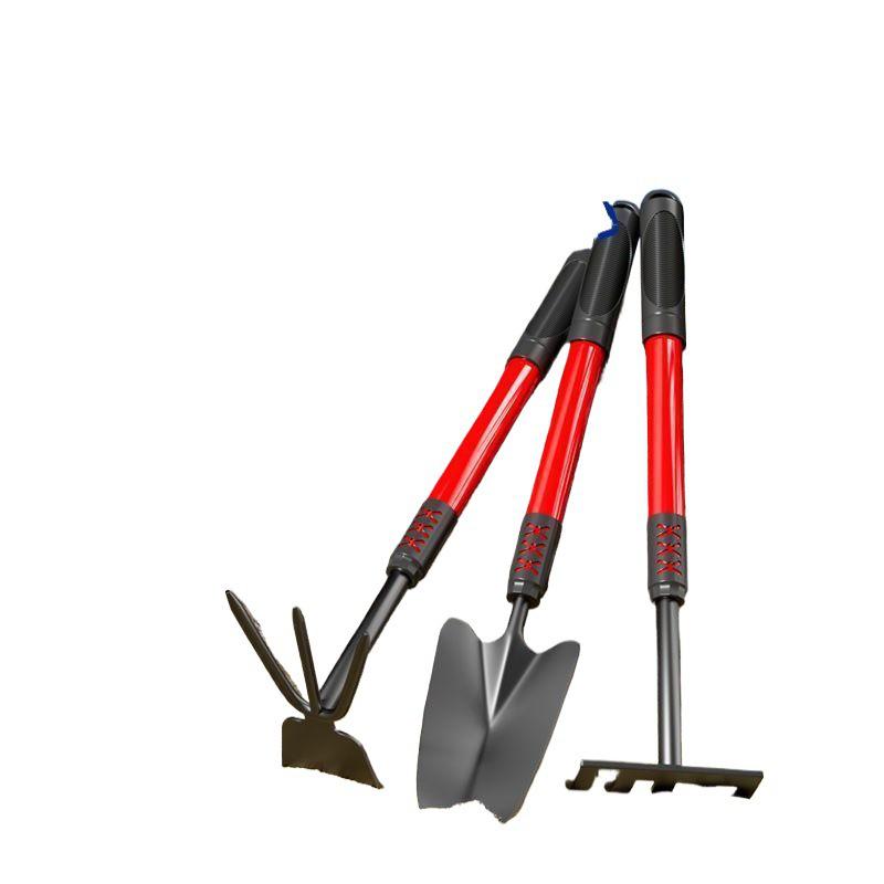 Tide-Chasing Tool Set: Adult Clam & Crab Digger with Gloves, Beach Shovel, Tongs, Kids' Gear, and Sand Rake.