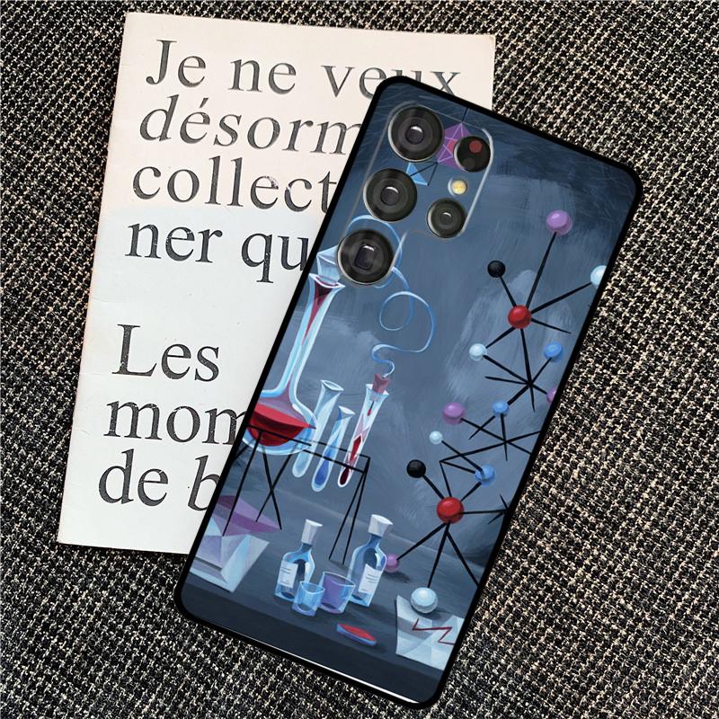 Science Chemistry Style Case For Samsung Galaxy S25 Ultra S21 S22 S23 S24 Ultra S9 S10 S20 Plus S25 FE Back Cover