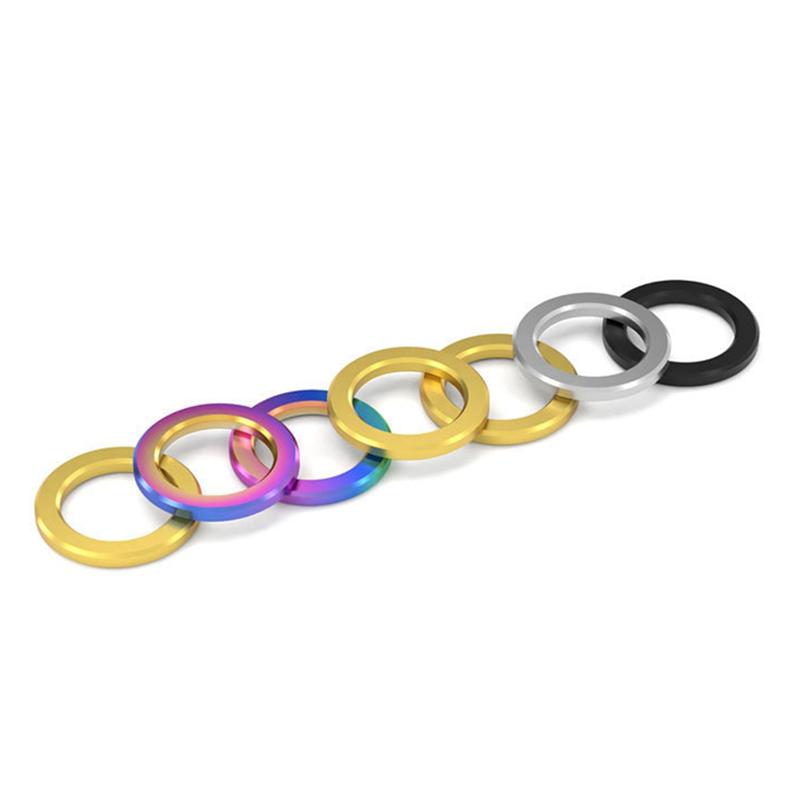 10Pcs M5 Bicycle Titanium Flat Washer Universal Bike Bolts Gasket 5Mm Mountain Road Bike Bolts Spacer