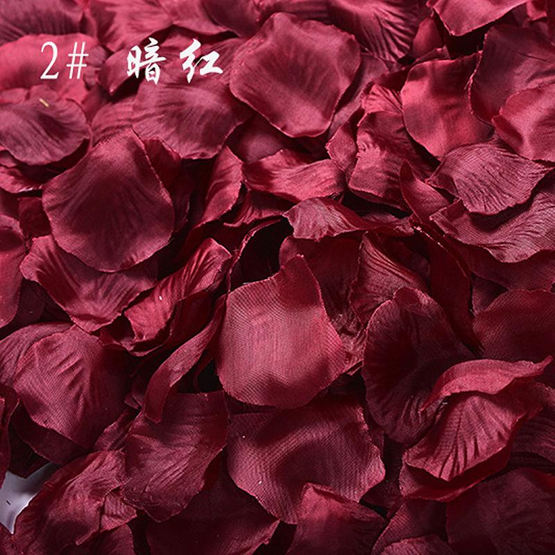 1000 pcs /pack Non-woven Fabric, Simulated Flower Petals, Rose Petals, Birthday Setting Balloon Accessories Shape