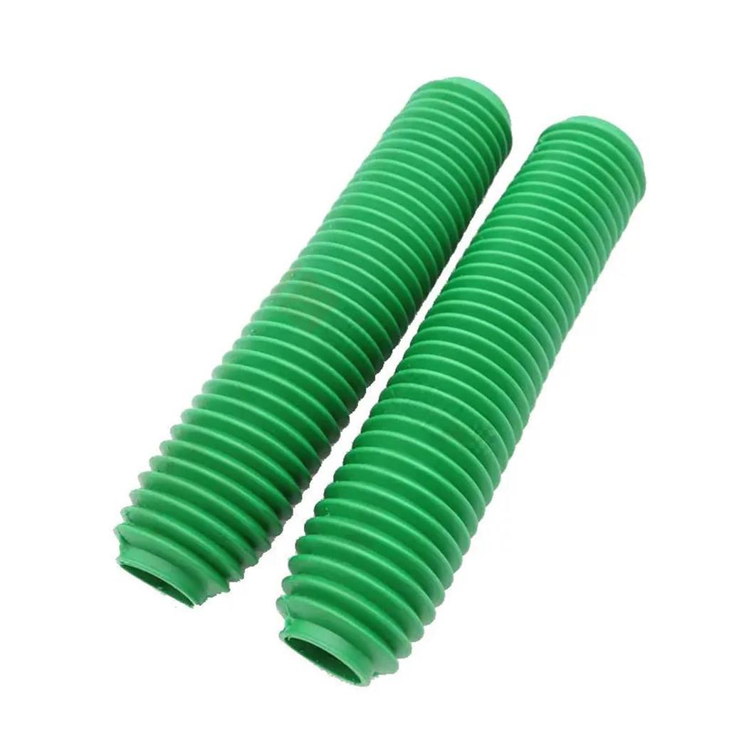Front Fork Cover Set Fits XR250 KLX250 DRZ250 TTR250 KDX200/250 Improved Front Shock Absorber Fork Suspension Damping Fork Guard (Green)