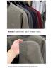 Men's High-Quality Casual Crew Neck Merino Wool Fleece Sweater - Warm, Thickened, Knitted Base Shirt
