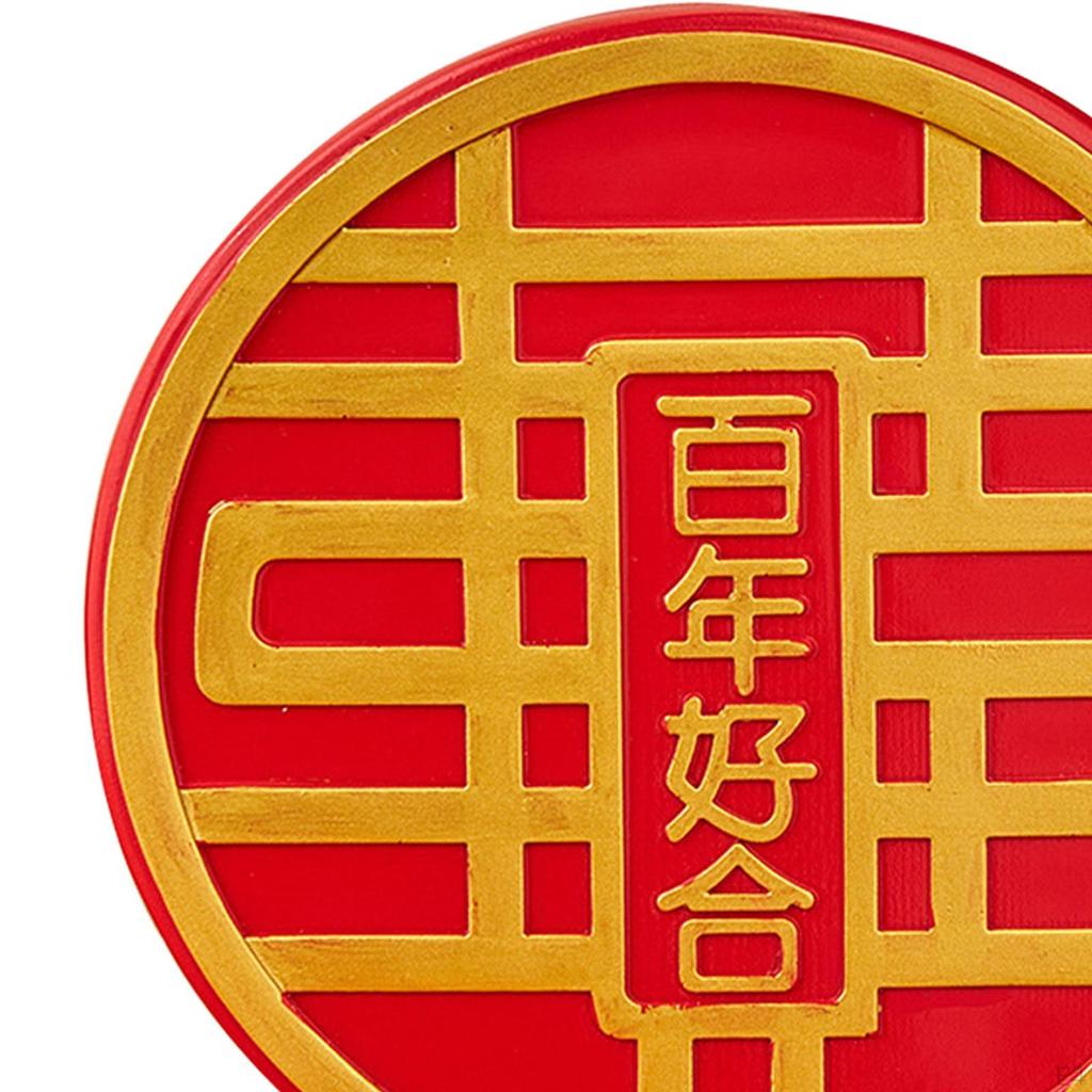 Resin Traditional Wedding Xi Chinese Character Decorations Engagement Sculpture DIY Portable