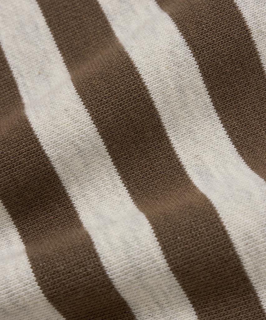 Stripe Tag Hoodie - Oatmeal