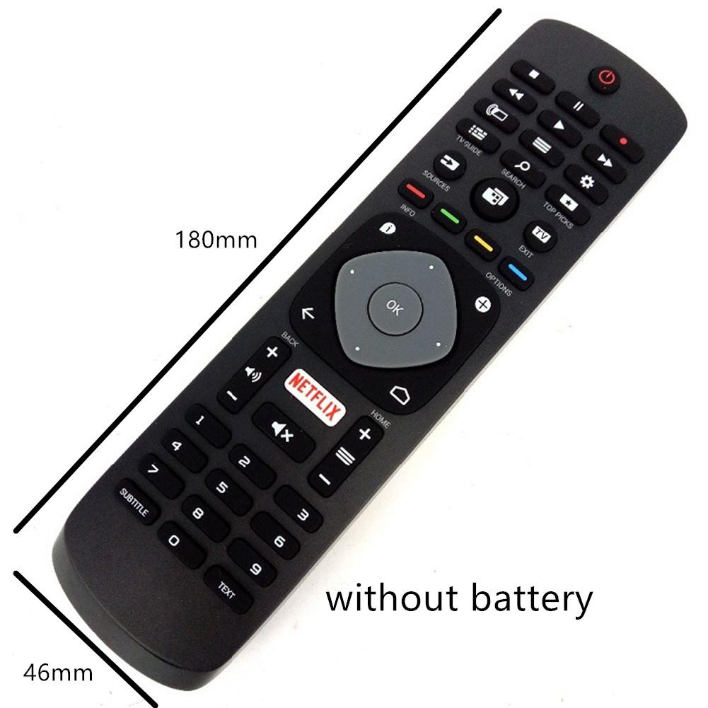 Smart TV Remote Controller Replacement Compatible For Philips HOF16H303GPD24 Smart Netflix 398GR08B Accessories Without Battery