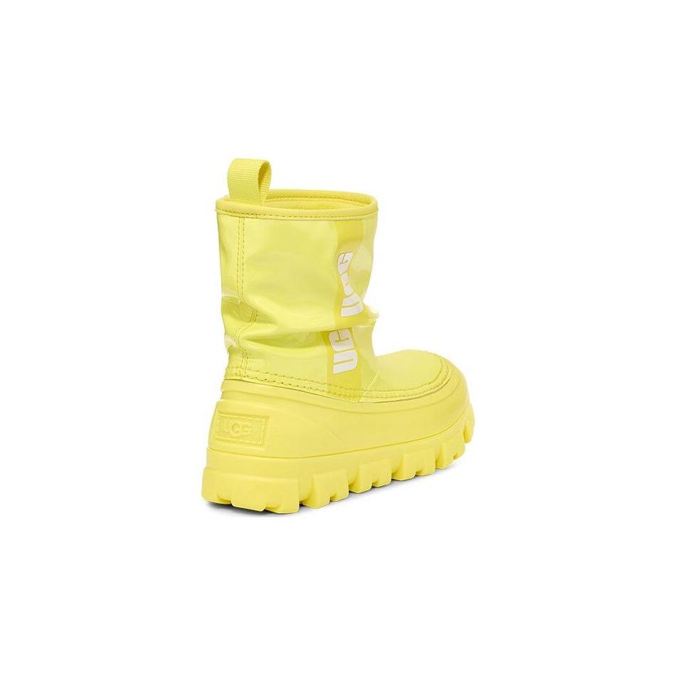 UGG Youth  Comfortable Thick Sole Mid-Calf Snow Boots Kids Boots Pear-Yellow 1143697-PRF
