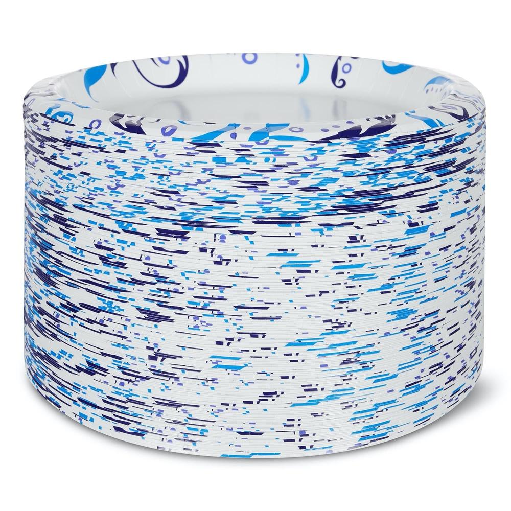 Everyday Disposable Paper Plates 10 Inch 150 Count Strong Soak Proof Microwave Safe Round Plates Ideal Parties and Gatherings