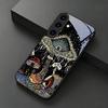 Magic Mushrooms Art Black Phone Case For Samsung Galaxy S26 Ultra S25 Edge S24 FE S23 Plus S22 S21 S20 S22 S25 24 5G Glass Cover