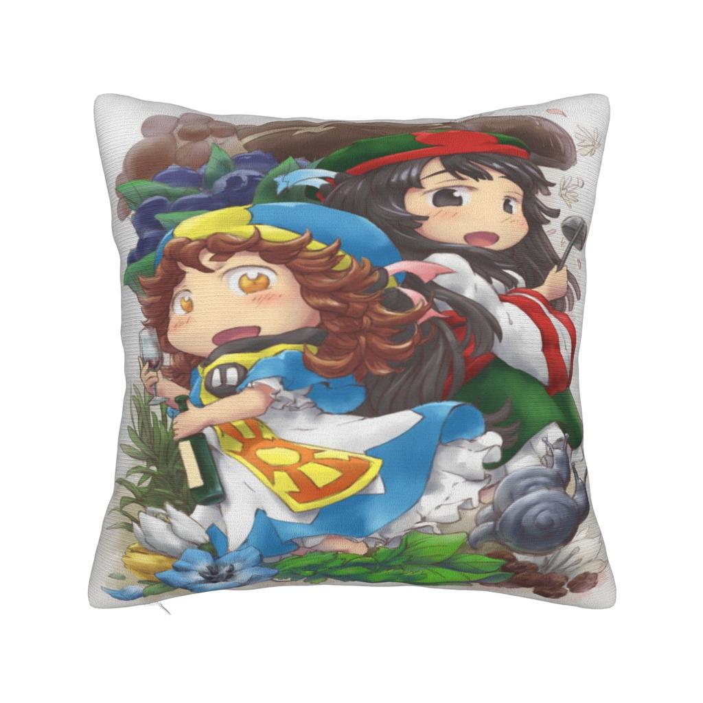 Pillow Case Hakumei and Mikochi Soft Pillow Cover For Chair Sofa Home Decor Morden Pillowcases