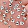10Pieces Flatback Glass Nails Rhinestones Crystal Charm Nail Art Flatback Gems