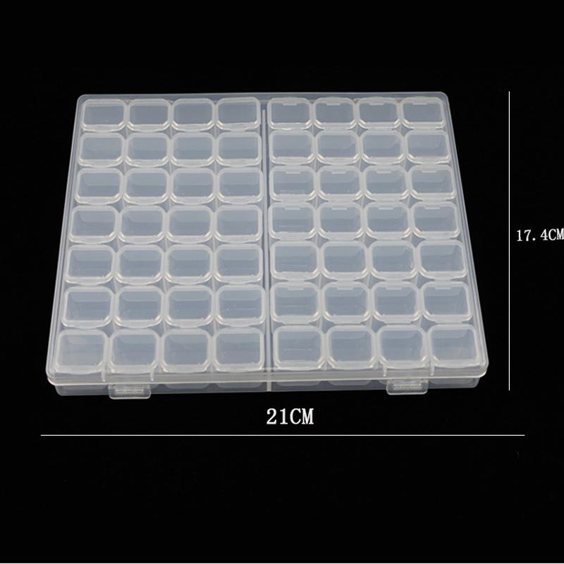 28/56 Fächer Demontierbare Diamantstickerei Zubehör Diamantmalerei Boxen Kreuzstich Etuis Aufbewahrungs-Organizer Haushaltsaufbewahrung