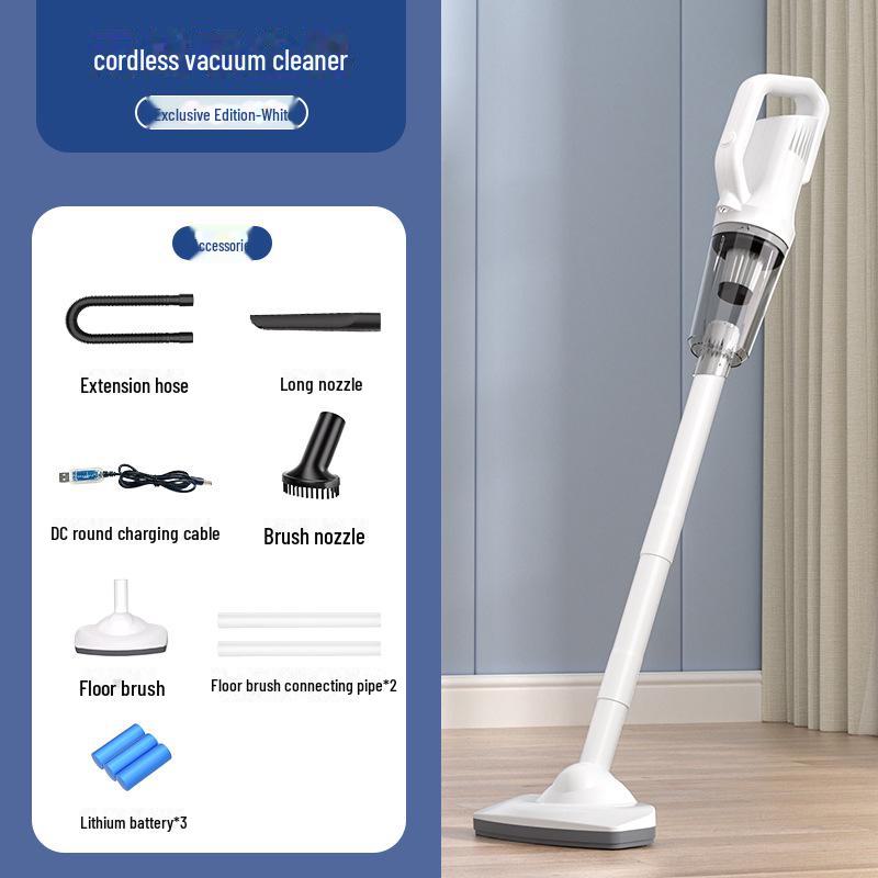 

Беспроводной мини-пылесос Suitu Cordless для автомобиля — мощный, бесшумный ручной пылесос для дома Premium Edition 3-cell 11.1V + Mop