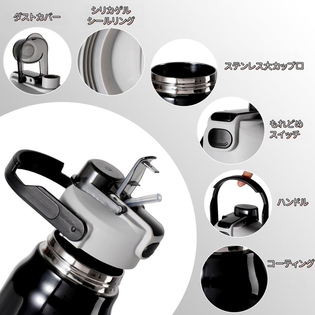 JINLING Water Vacuum Keeps Drinks Hot or Stainless Steel 316 Sports Wide with Compatible with Sports Unisex 1.5L Bottle, 1L/1.8L Capacity, Insulated,