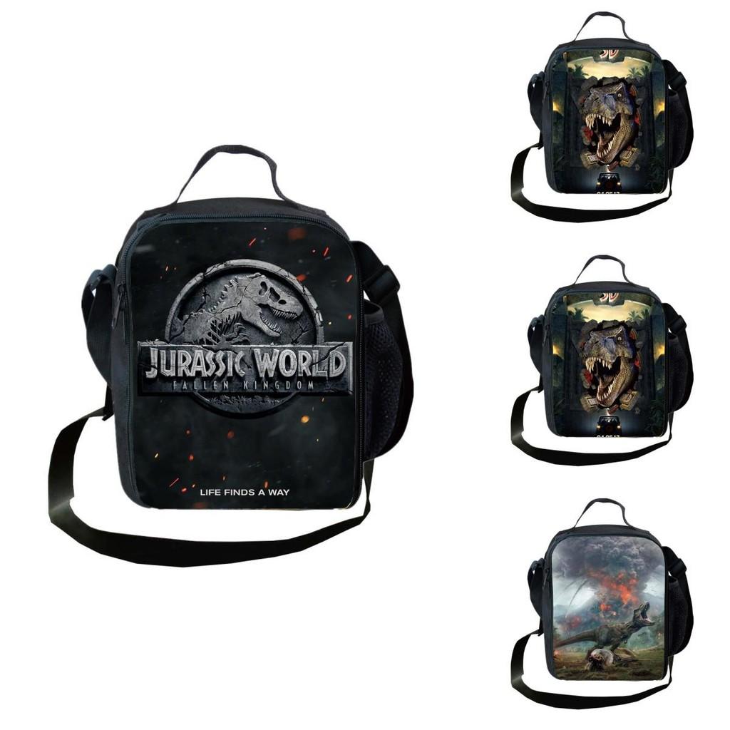 Jurassic Park Dinosaur 3d Lunch Bag For Kids With Tyrannosaurus Rex Print