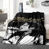 1Pc Michael Jackson Performance Blanket Soft Throw Blanket For Home Bedroom Bed Sofa Travel Office Solid Christmas Blanket