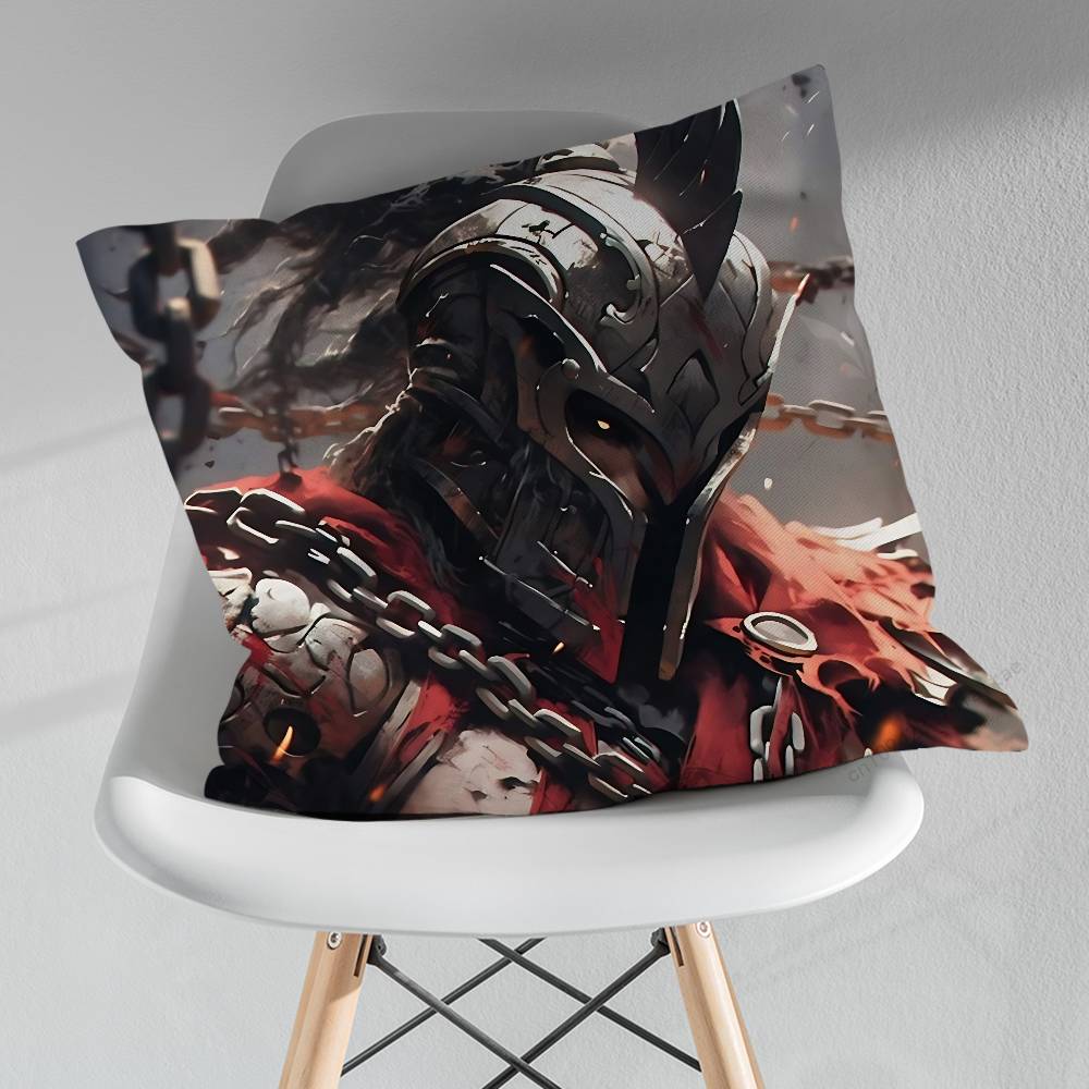 Cool Art Sparta Warrior Pillowcase for Sofa Room Office Decor Printing  Merchandise AllMatch Cushion Cover