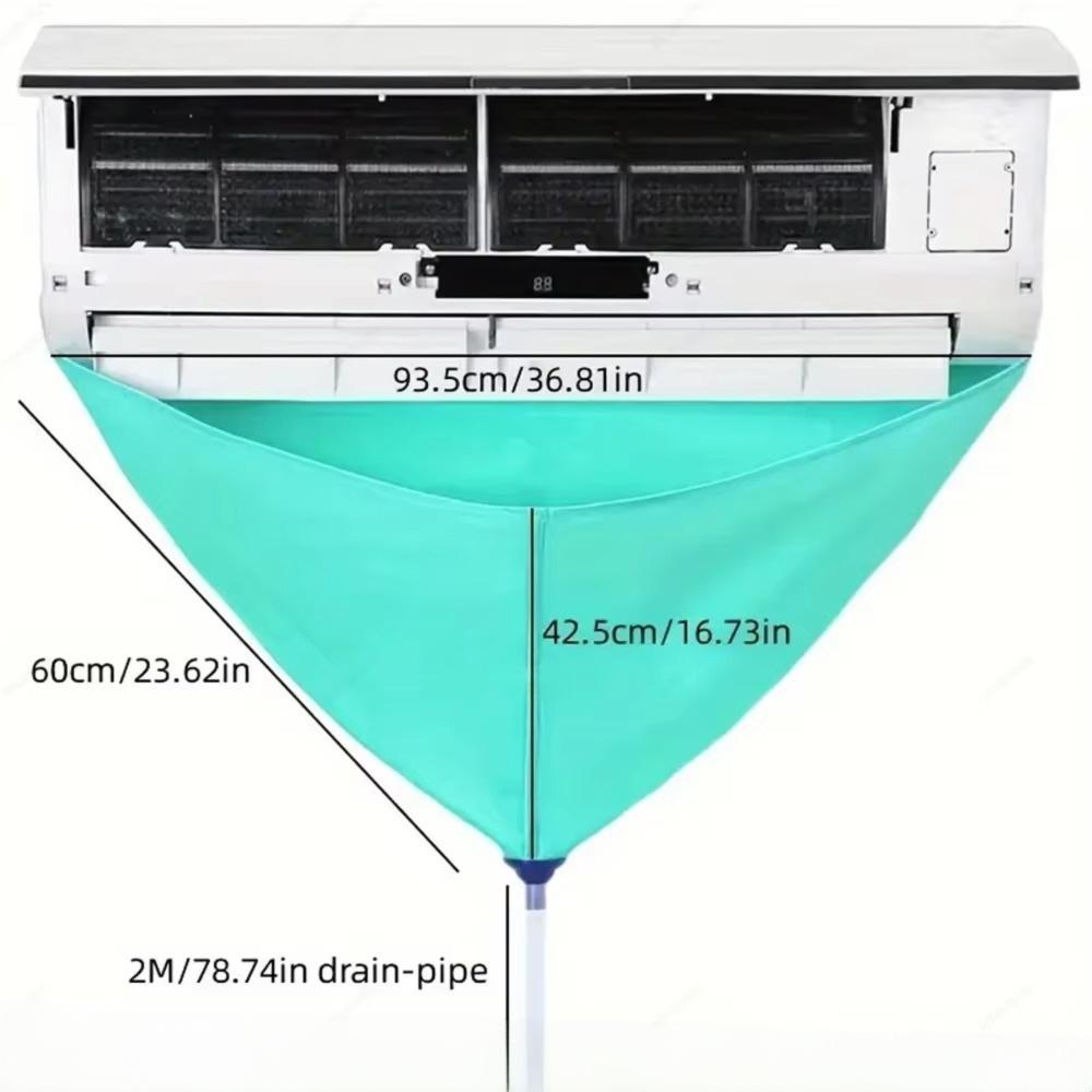 Leak-proof Air Conditioner Clean Cover Thickened PVC Drain Air Conditioner Cleaning Kit Waterproof with Drain Pipe