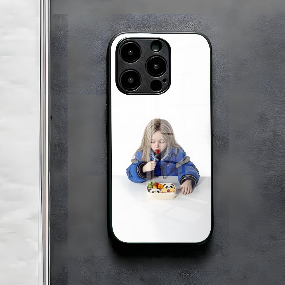 Diana Pragmata Phone Case For IPhone 17 Air 16 E Pro Max 15 14 13 Mini 12 Pro 11 Max Plus Black Glass Cover