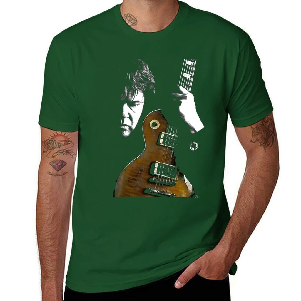T-shirt Gary Moore Oversize Ragazzo Bianchi Anime Top Estivi Felpe Unisex