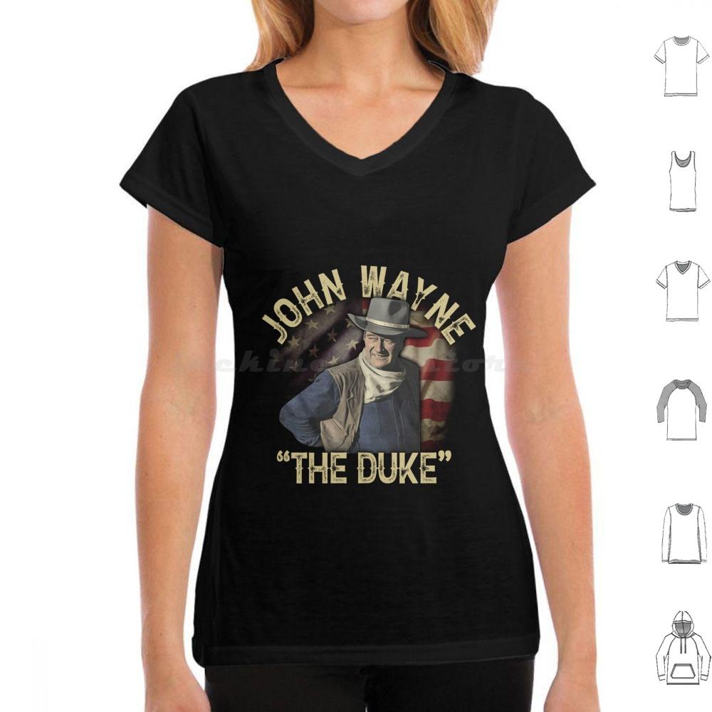 John Wayne The T Shirt Cotton Men Women DIY Print John Wayne Absinthe Joanne Cinema Fotografia Magliette The John Wayne Bravo
