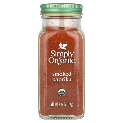 Simply Organic Smoked Paprika Powder 77g (2.72 Oz)