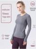 2.0 European & American Round Neck Yoga Top: Women's High Elastic Fitness Short Sleeve