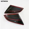 For Tesla Model S 2014-2017 2018   Carbon Fiber Rearview Side Mirror Cover Trim Protection Cap Accessories Car Styling