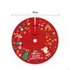 90cm Christmas Tree Skirt Base Cover for Indoor And Outdoor Use