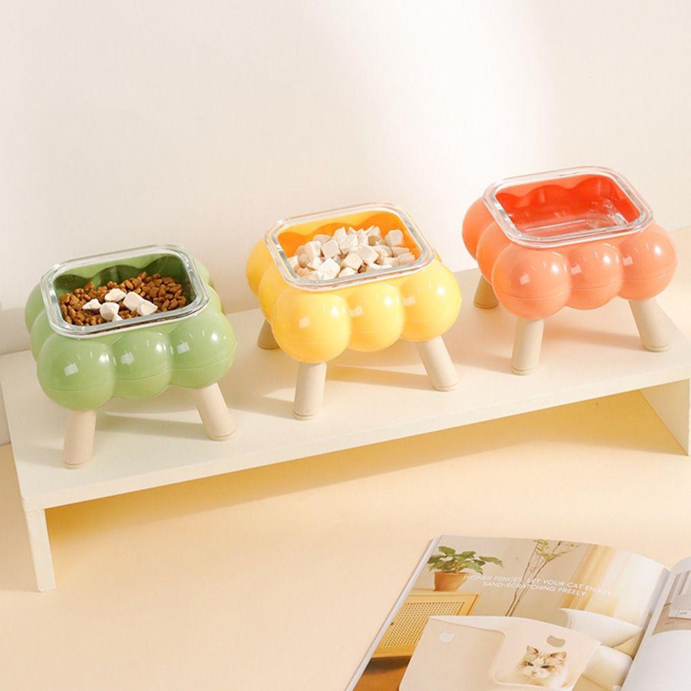 Anti Vomiting Pet High Footed Bowl Anti Slip Dog Feeding Station Cat Food Water Bowl Pet Supplies