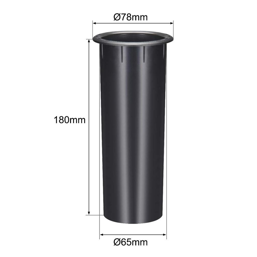uxcell Speaker Port 65mm x Subwoofer Bass Reflex Bass Woofer Pack of 4 Tubes, 180mm, Tubes, Box,