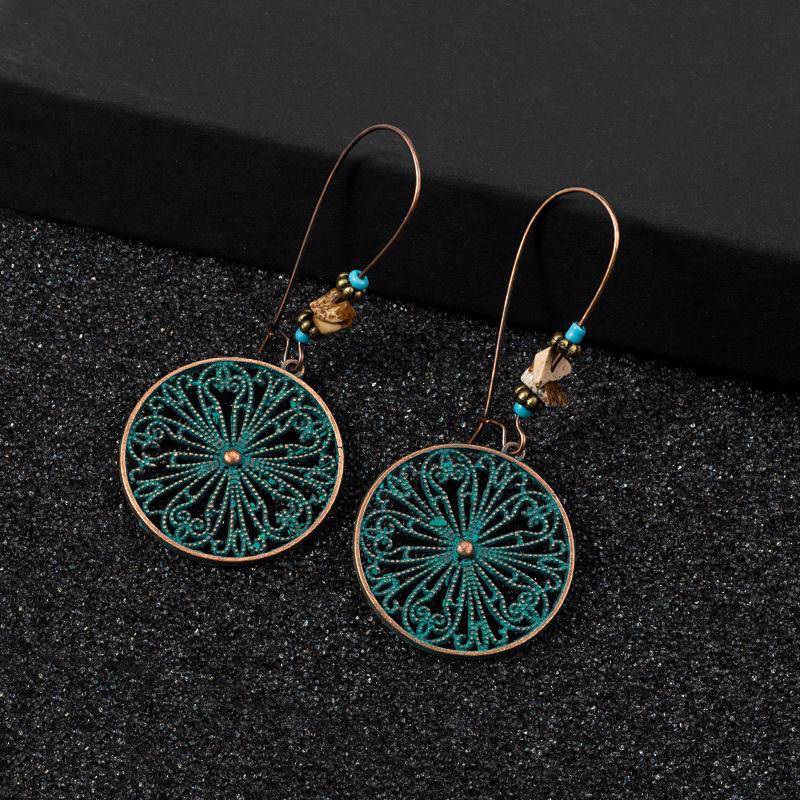 Bohemian Ethnic Tassel Earrings - Tribal Style for Holiday Travel Photography