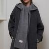 TATIANA Knit Hoodie Shawl Muffler MF8116 3 Colors