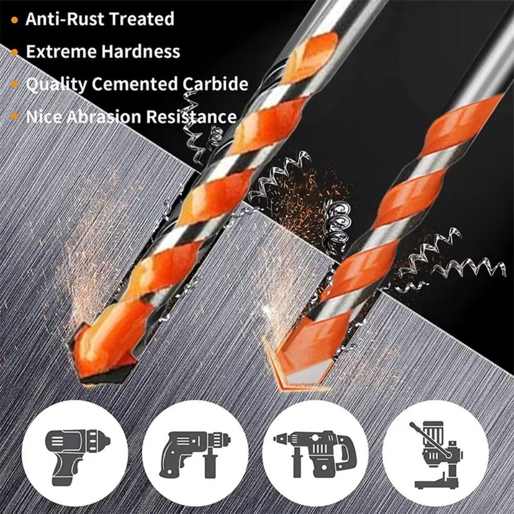 Carbide Drill Bits Triangular Hole Cutter New Metalworking Bit  Metal Wood