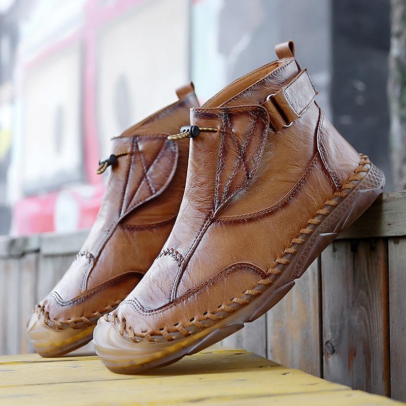 

Кожаные ботинки для внешней торговли мужские кожаные ботинки дышащие мягкие водонепроницаемые на толстой подошве дышащие мужские туфли ботинки мартин повседневные кожаные ботинки 47