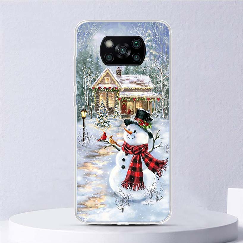 

Christmas Santa Claus Present Soft Case For Xiaomi Poco X7 X6 X5 X4 X3 Nfc F7 Ultra F6 F5 Pro Phone Cover F4 Gt F3 M5S M4 M3 M5 Xiaomi Poco F6 Pro