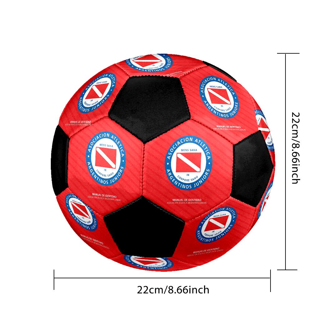 Argentinos Juniors Soccer Ball Colorful All Ages Machine Stitched PVC Competition Ready Durable High-Bounce
