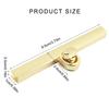 Modern 9.5CM Metal Turn Lock for DIY Handmade Bags Secure Purse Closure Accessory Purse Lock Replacement