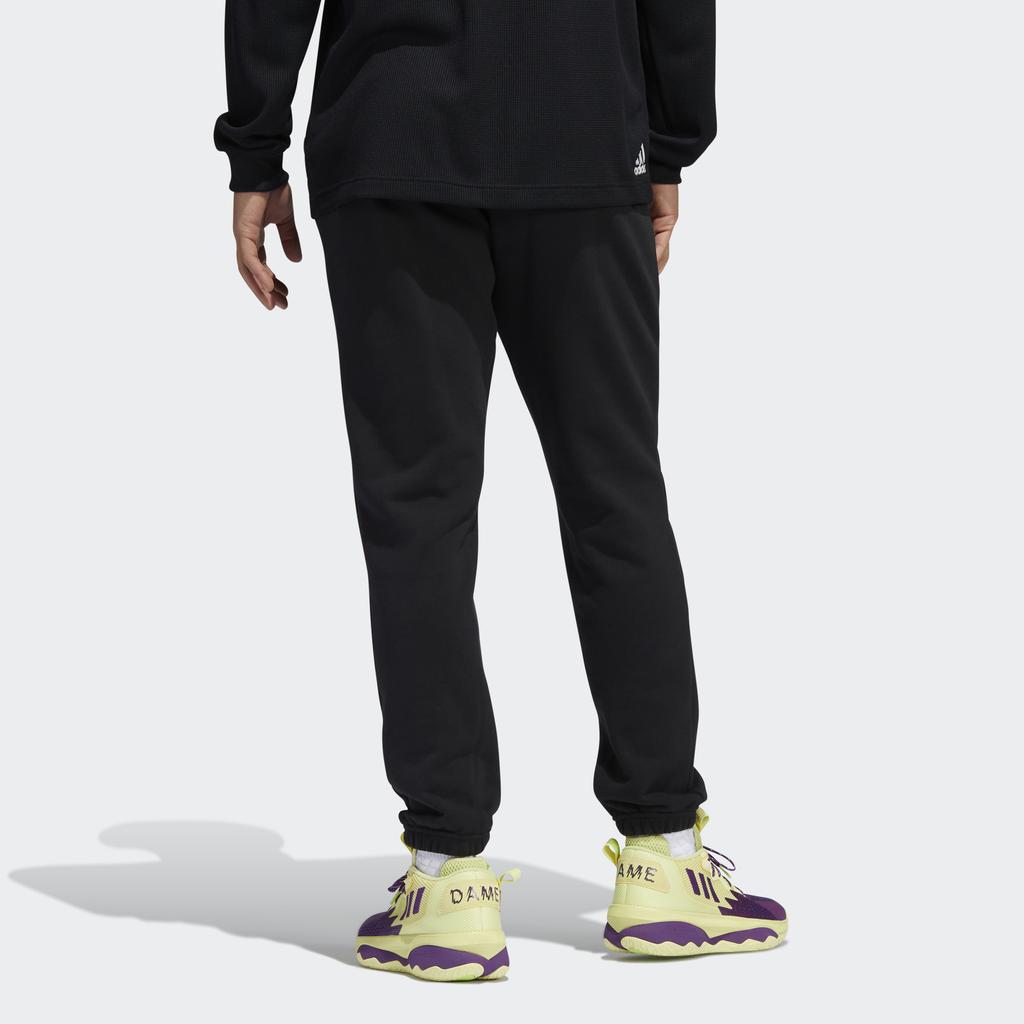 Adidas Dame 8 Inn Pnt Embroidered Loose Basketball Sweatpants Men Bottoms Black HD5207