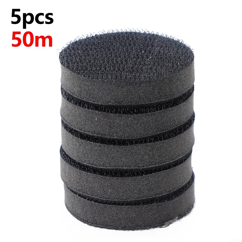 Accessories Interface Pads Backing Pad 5pcs Against Damage Black+white