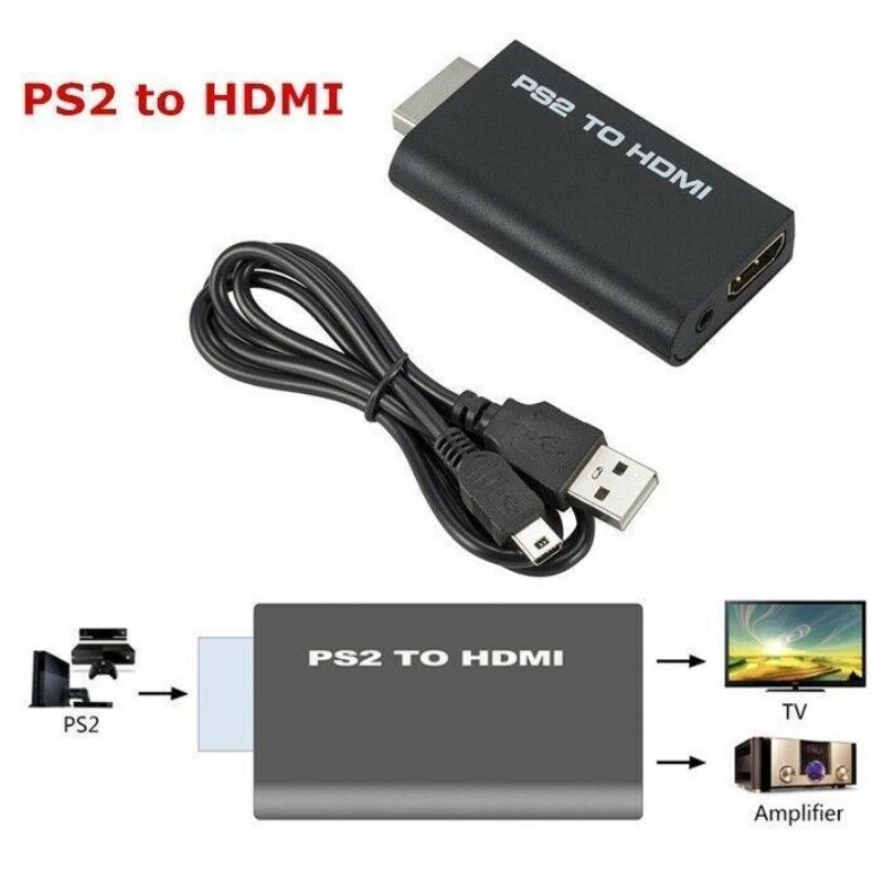 PS2-auf-HDMI-Konverteradapter, M209 – unterstützt alle Anzeigemodi der PlayStation 2, 3,5-mm-Audioausgang, Plug-and-Play, Stromversorgung über USB-Kabel